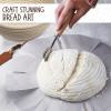 imageSuperbaking Banneton Bread Proofing Basket Sourdough Bread Baking Supplies Round 9 Inch Sourdough Starter Kit Proofing Basket for Baking Bread Making Supplies Tools Banneton Basket Gift SetRound Gift Set