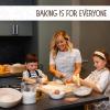 imageSuperbaking Banneton Bread Proofing Basket Sourdough Bread Baking Supplies Round 9 Inch Sourdough Starter Kit Proofing Basket for Baking Bread Making Supplies Tools Banneton Basket Gift SetRoundOval Gift Set