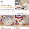imageSuperbaking Banneton Bread Proofing Basket Sourdough Bread Baking Supplies Round 9 Inch Sourdough Starter Kit Proofing Basket for Baking Bread Making Supplies Tools Banneton Basket Gift SetRound