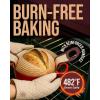 imageSuperbaking Silicone Bread Sling 2 Pcs  9in Round ampamp Oval 482F Heat Resistant Dough Lifter NonStick Dutch Oven Liners Long Handles Reusable Sourdough Bread Baking Supplies Sourdough GiftsRound Pack Of 2