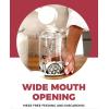 imageSuperbaking Sourdough Starter Jar Beginner Sourdough Starter Kit 34oz Wide Mouth Sour Dough Glass Jar with Guides ampamp Recipes Sourdough Bread Baking Supplies Sourdough Container Crock