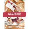 imageSuperbaking Sourdough Starter Jar Beginner Sourdough Starter Kit 34oz Wide Mouth Sour Dough Glass Jar with Guides ampamp Recipes Sourdough Bread Baking Supplies Sourdough Container Crock