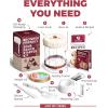 imageSuperbaking Sourdough Starter Jar Beginner Sourdough Starter Kit 34oz Wide Mouth Sour Dough Glass Jar with Guides ampamp Recipes Sourdough Bread Baking Supplies Sourdough Container Crock