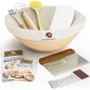 imageSuperbaking Banneton Bread Proofing Basket Sourdough Bread Baking Supplies Round 9 Inch Sourdough Starter Kit Proofing Basket for Baking Bread Making Supplies Tools Banneton Basket Gift SetRound
