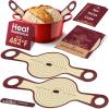 imageSuperbaking Silicone Bread Sling 2 Pcs  9in Round ampamp Oval 482F Heat Resistant Dough Lifter NonStick Dutch Oven Liners Long Handles Reusable Sourdough Bread Baking Supplies Sourdough GiftsRound Pack Of 2