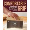 imageSuperbaking Dough Scraper  6quot Stainless Steel Bench Scraper  Dough Cutter with Ruler  Pastry ampamp Cake Scraper  Kitchen Tools Sourdough Baking Supplies  Bread Making Tools ampamp Accessories for BakersWooden Grip