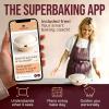 imageSuperbaking Sourdough Starter Kit 9quot SplinterFree Banneton Bread Proofing Basket Set with NonStick Silicone Dough Sling ampamp Glass Starter Jar Kit Sourdough Bread Baking Supplies Sourdough ToolsRound